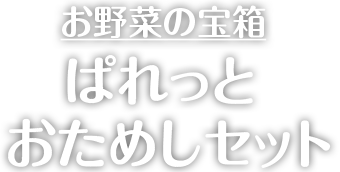 らでぃっしゅぼーや秋の味覚を満喫おためしセット