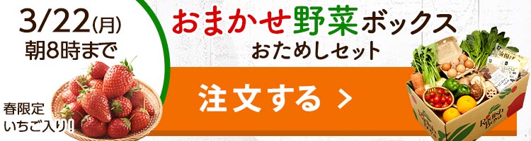 おまかせ野菜ボックス おためしセット