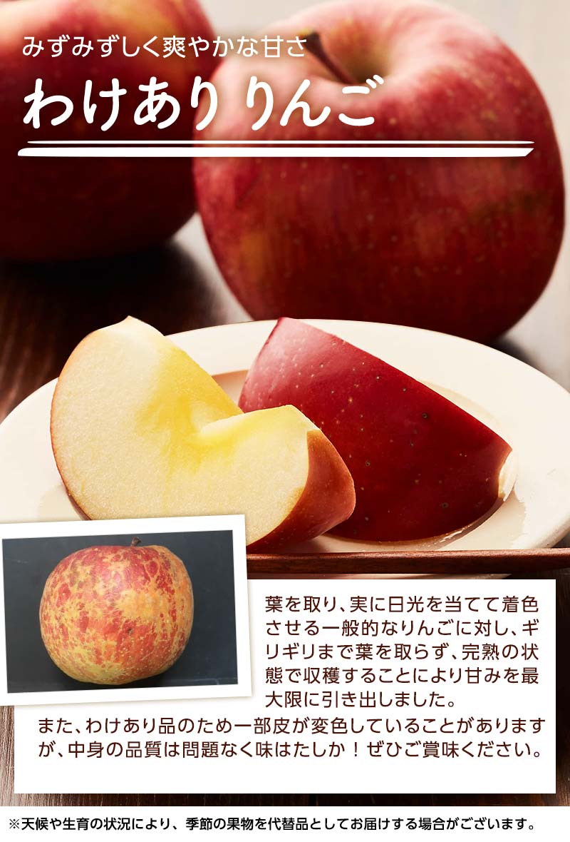 みずみずしく爽やかな甘さ りんご