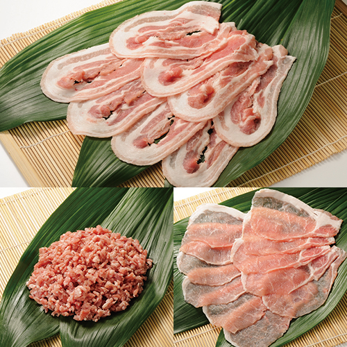 丹沢高原豚　料理を楽しむ３パックコース