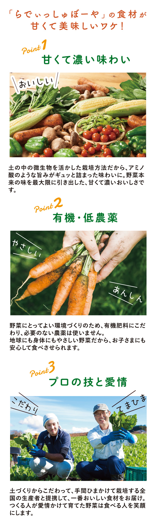 プレゼント野菜をおいしく味わう!