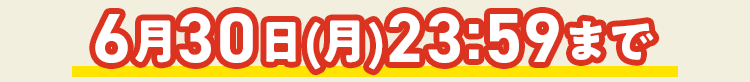 おトクなチャンス見逃さないで