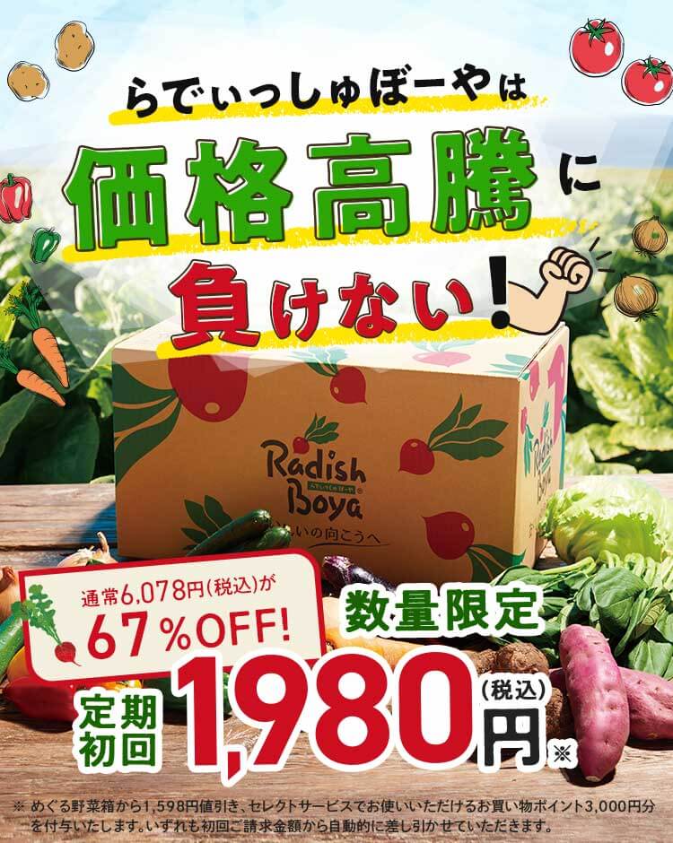 らでぃっしゅぼーやで新生活をはじめよう!