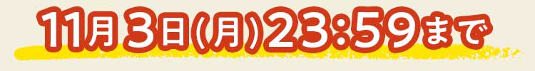 1/20(月)23:59まで