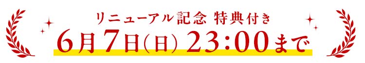 リニューアル記念 特典付き