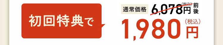 1,980円(税込)前後