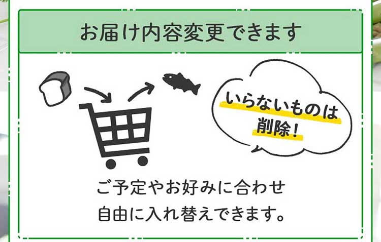 お届け間隔変更できます
