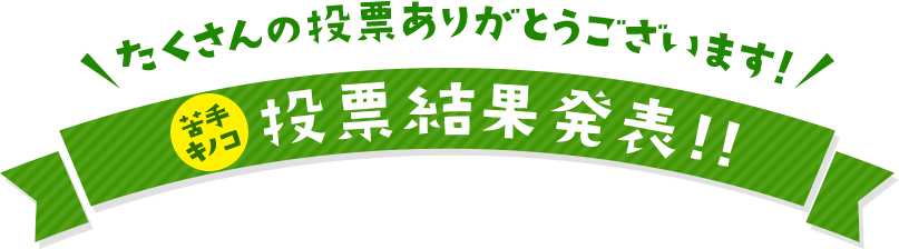 苦手野菜NO.1を決めよう！野菜選挙キャンペーン キノコ編