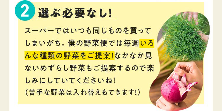 選び必要なし！