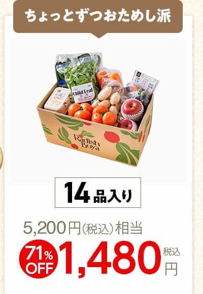 14品目 1,480円
