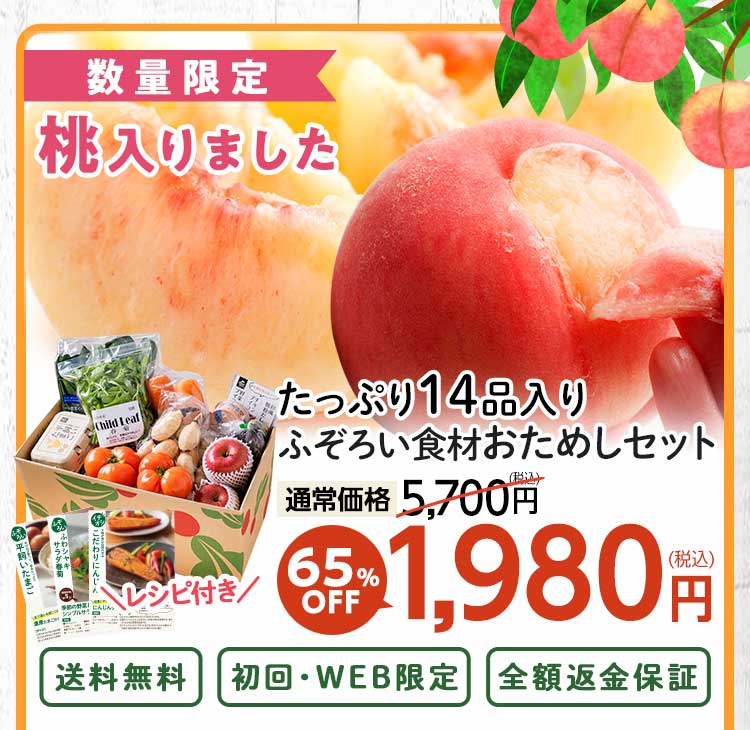 送料無料 数量限定 ふぞろい食材おためしセット