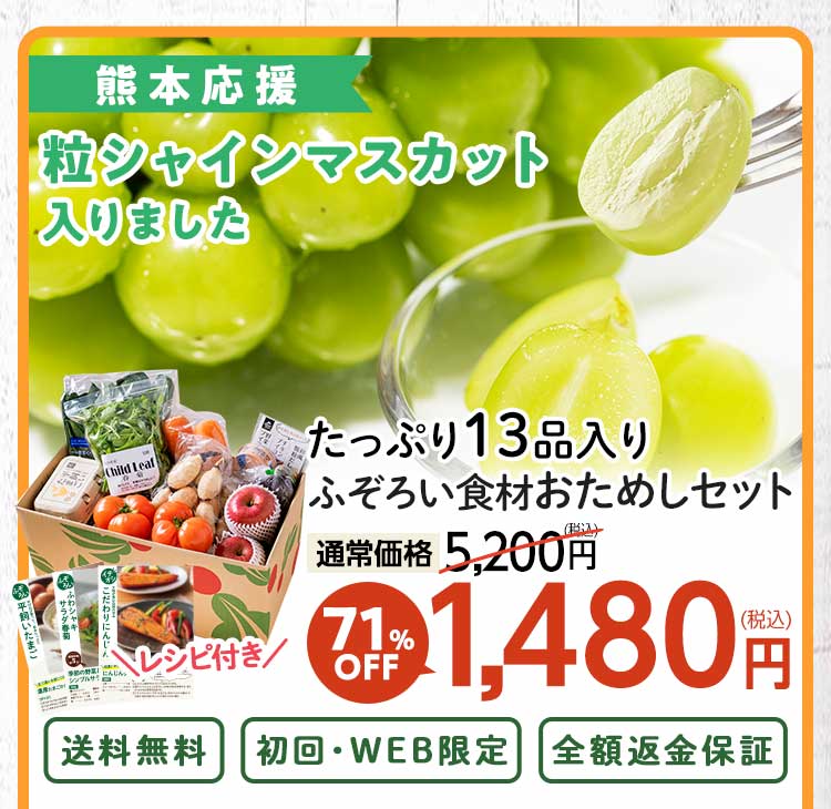 送料無料 数量限定 ふぞろい食材おためしセット