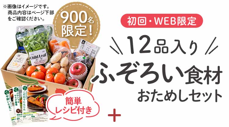 送料無料 数量限定 ふぞろい食材おためしセット