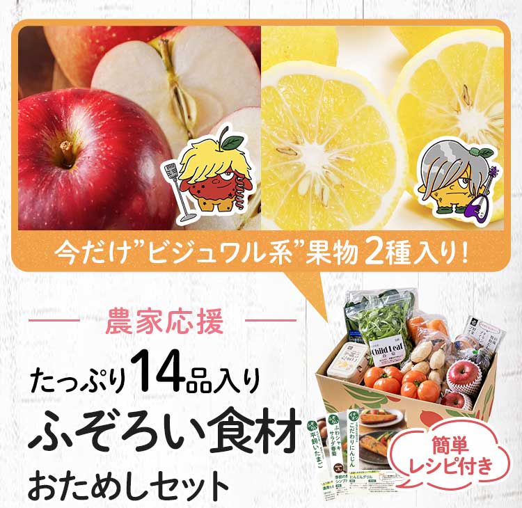 送料無料 数量限定 ふぞろい食材おためしセット