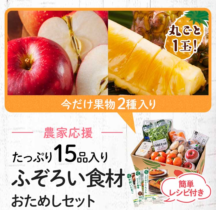 送料無料 数量限定 ふぞろい食材おためしセット