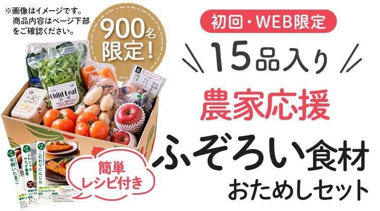 送料無料 数量限定 ふぞろい食材おためしセット