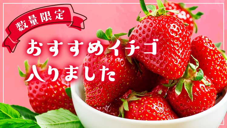 完熟いちごバナー