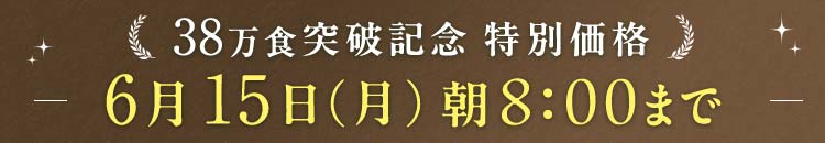 38万食突破 期間限定