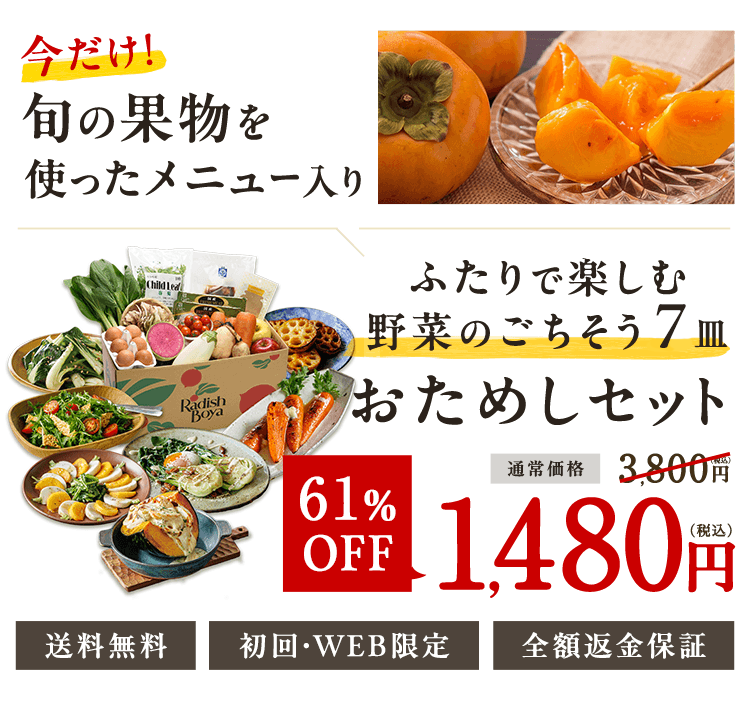 公式】らでぃっしゅぼーや お野菜献立おためしセット