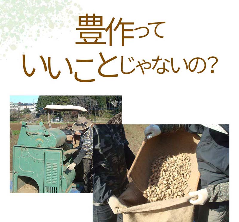 豊作っていいことじゃないの?