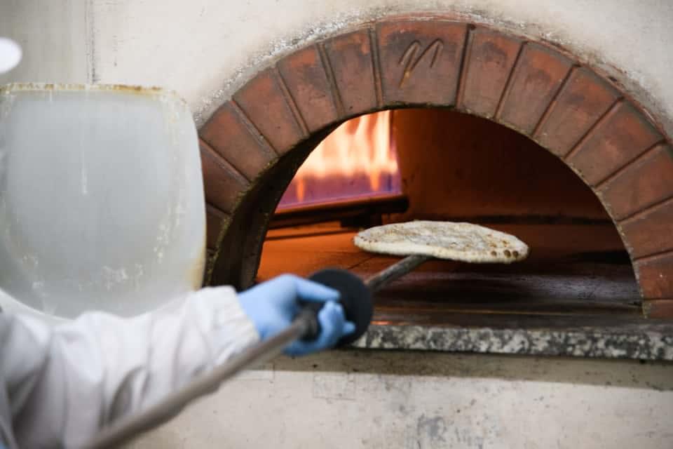 約20年前から使われているイタリア製の石窯。