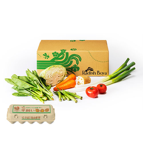 めぐる野菜箱　Ｓ・産地限定・卵10