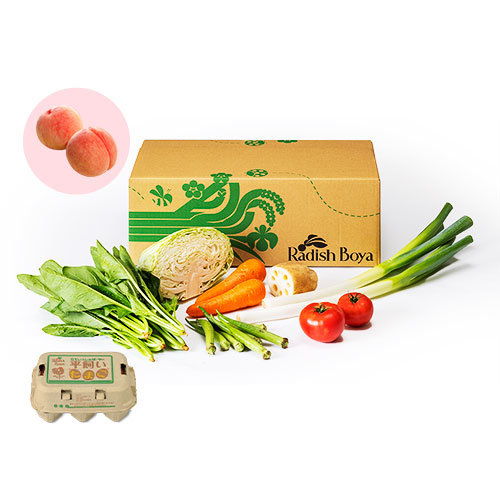 めぐる野菜箱　Ｓ・産地限定果物・卵６