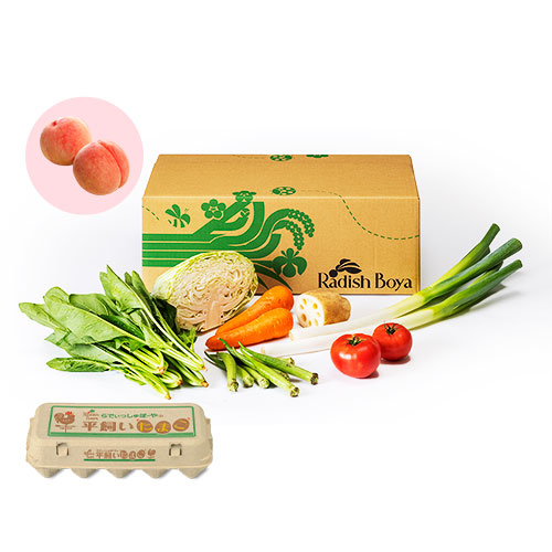 めぐる野菜箱　Ｓ・産地限定果物・卵１０