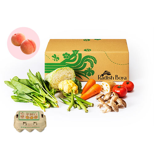 めぐる野菜箱　はじめてS果物・卵6