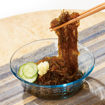 宮古島産冷蔵太もずく（タレ付）