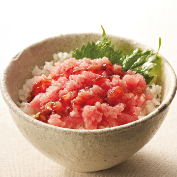 徳用ねぎとろ丼用タレ付 4食（すじ取りメバチマグロ）
