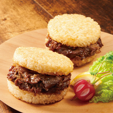 焼肉風ﾗｲｽﾊﾞｰｶﾞｰ