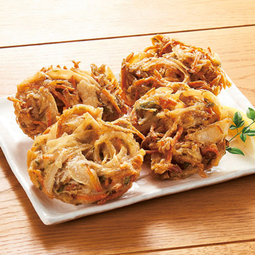 あたためるだけ　国産４種野菜のかき揚げ