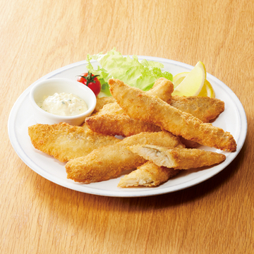 フライパンで簡単！ ふっくら白身魚のサクサクフライ（骨とり）