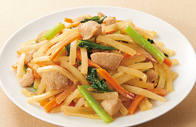 鶏肉入り大根きんぴら