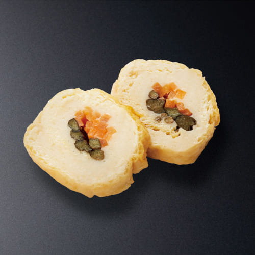 蕨と人参の信田巻