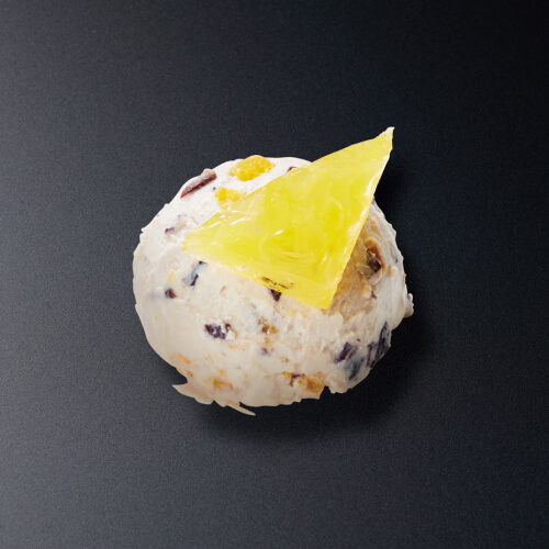 クリームチーズと八朔ゼリー寄せ